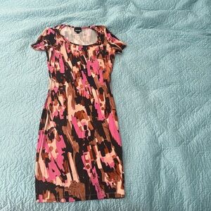 Auth JUST CAVALLI bodycon casual dress knee lenghth sz 42/ 4 US